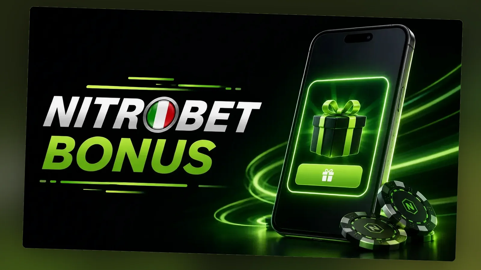 Un banner Nitrobet Bonus con il logo del marchio: le copie imitano proprio grafiche come questa