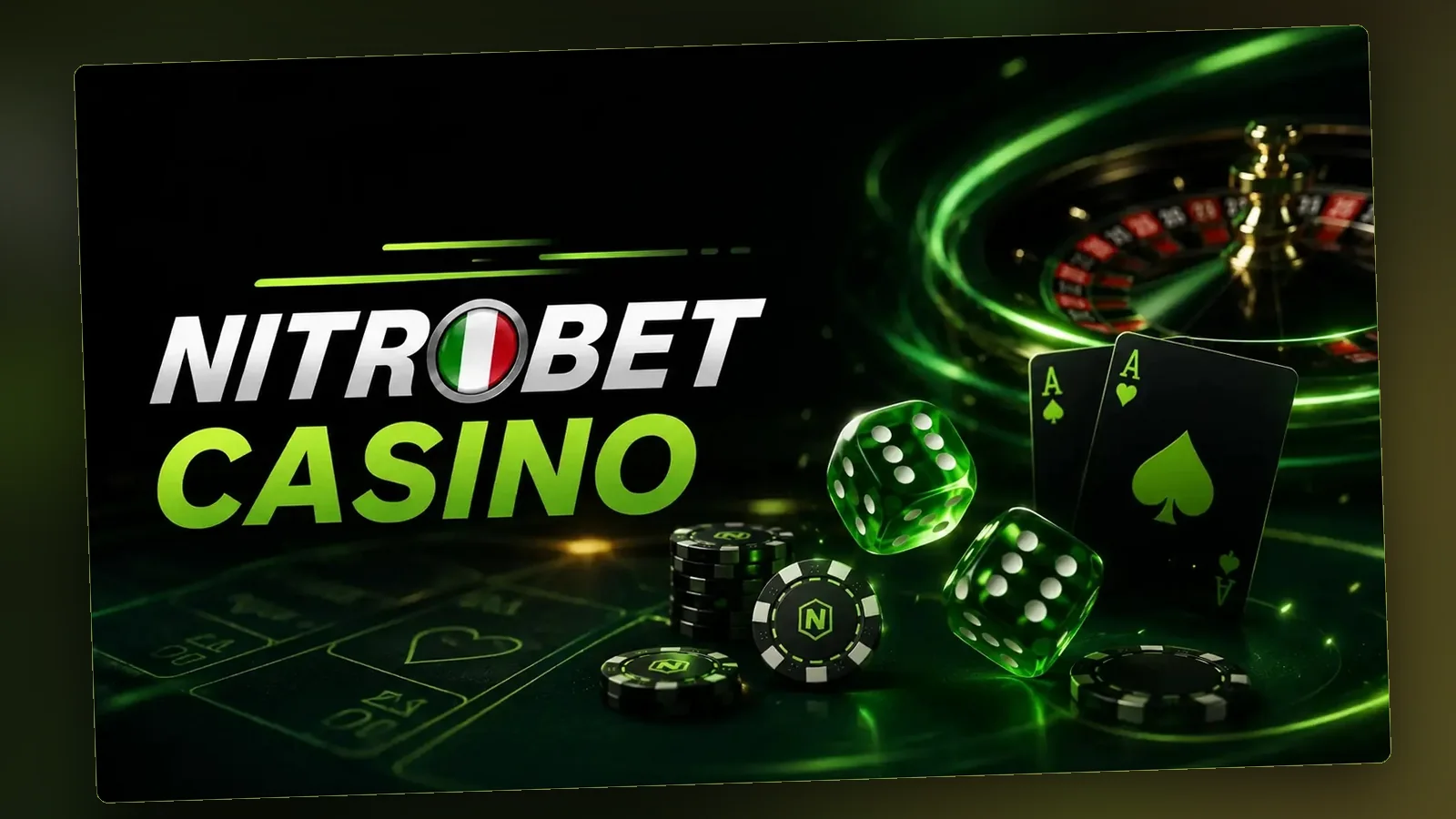 Il banner pubblicitario Nitrobet Casino: la cassa vera si vede solo dopo l'accesso